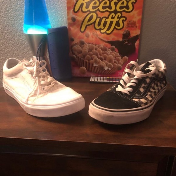 Vans and loafers